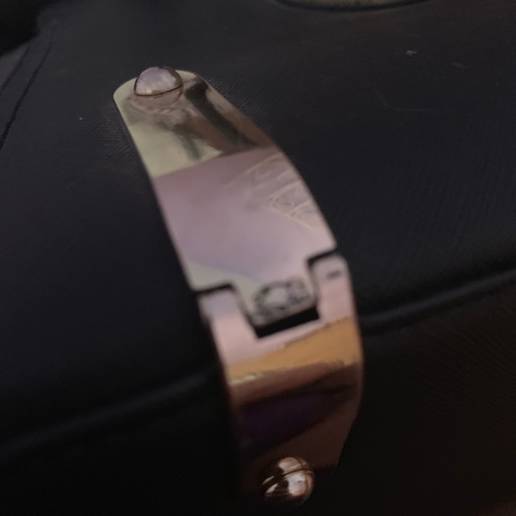 Black and Grey Purse with Gold Accents - Picture 7 of 7